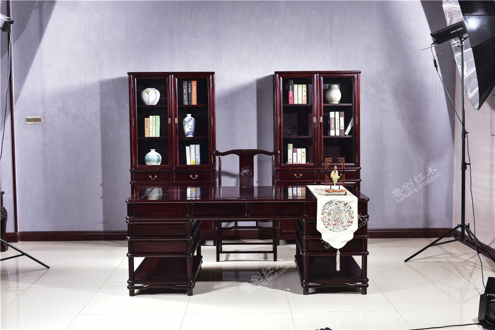 明式書柜+書桌